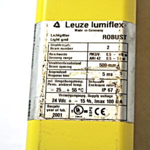 LEUZE Lumiflex RRT 22 ROBUST Transceiver Typ2 EN50100