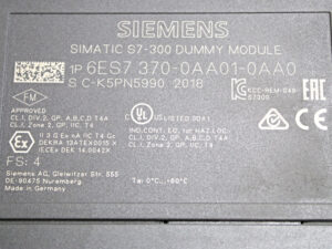 SIEMENS 6ES7370-0AA01-0AA0 SIMATIC S7 -300 FS: 4 -used-
