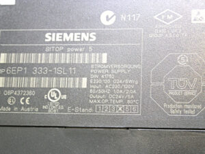SIEMENS 6EP1333-1SL11 SITOP power 5 A E-Stand: 04 -used-