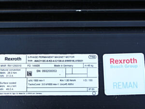 Rexroth MAC112C-0-KD-4-C/130-A-0/WI518LV/S021 R911250310 -used-