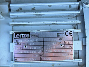 Lenze GST04-1MVB071-12  + DERAXX 071-12 Getriebe+Motor -used-