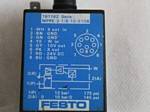 Festo MPPE-3-1/8-10-010B 161162 Proportional-Druckregelventil -used-