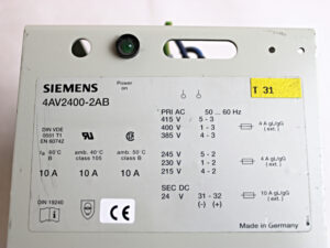 Siemens 4AV2400-2AB Gleichtrichtergerät einphasig -used-