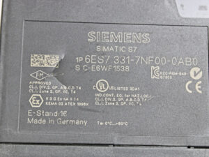 SIEMENS 6ES7331-7NF00-0AB0  SIMATIC S7-300 – E: 16 Cover broken -used-