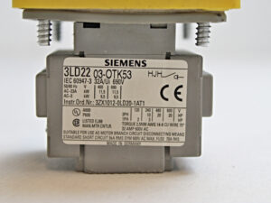 Siemens 3LD2203-0TK53 Lasttrennschalter – Not-Aus-Schalter -used-