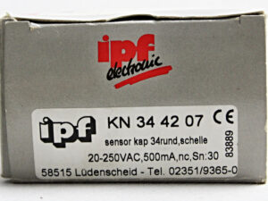 ipf electronic KN 344207 sensor kap -OVP/unused-