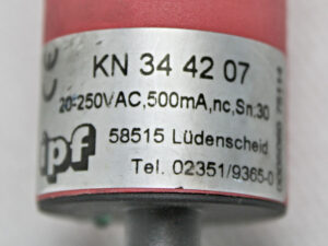 ipf electronic KN 344207 sensor kap -used-