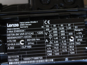LENZE GST06-3M VAR 071C42 Getriebemotor i=70,156 -used-