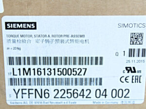SIEMENS SIMOTICS 3 L1M16131500527 Inverter Duty Motor Part -OVP/unused-
