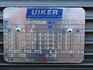 UIKER TR90L4-FERAG Elektromotor 1,5 kW -used-