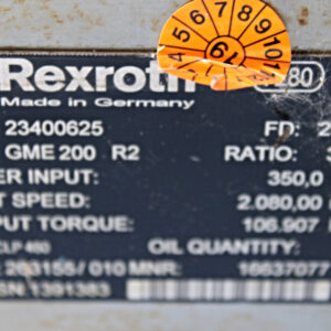 REXROTH GME 200 R2 Planetengetriebe R16637077 -used-