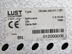 LUST CDA34.006,W1.1,BR Frequenzumrichter -used-