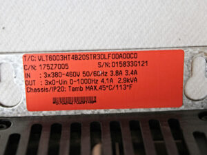DANFOSS VLT 6000 HVAC VLT6003HT4B20STR3DLF00A00C0 (175Z7005) Umrichter -used-