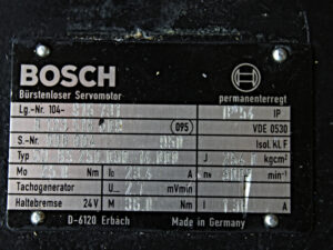 BOSCH SD-B5.250.030-14.000 Servomotor -used-
