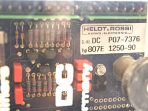 HELDT&ROSSI SM 807 DC 807E 1250-90 Servoverstärker -used-
