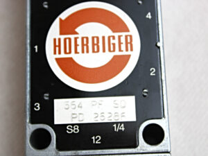 Hoerbiger 364RF S0 PD26286 S8 1/4 + LTY10/3 Pneumatik Ventile -used-