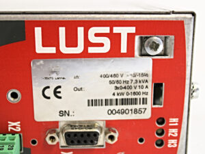 LUST CDA34.010,W1.1,BR Frequenzumrichter 4kW/7,3KVA -used-