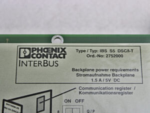 Phoenix Contact  Interbus IBS S5 DSC/I-T 2752000 -used-