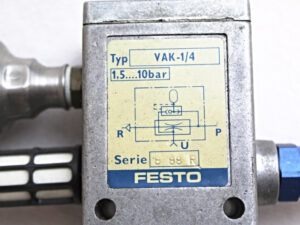 Festo VAK-1/4 Vakuumansaugdüse + CRVZS-0.1 160233 + U-1/4 -used-