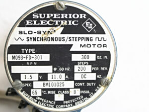 Superior Electric M093-FD-301 Slo-Syn Schrittmotor -used-