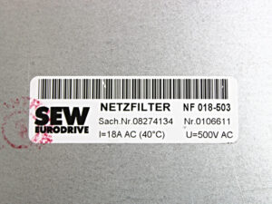 SEW NF018-503 Netzfilter -refurbished-