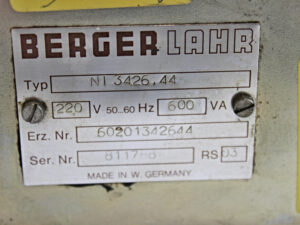 Berger Lahr NI 3426.44 Stepper Drive -used-