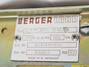 Berger Lahr NIP 3426.1010.37 Stepper Drive -used-
