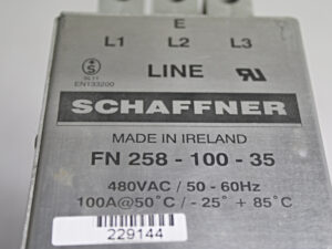 Schaffner FN258-100-35 Netzfilter -used-