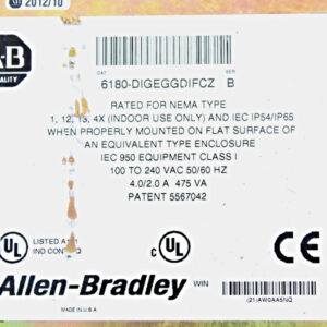 ALLEN-BRADLEY 6180-DIGEGGDIFCZ Industrie-PC -used-