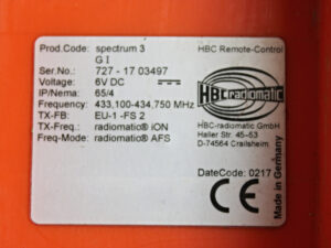 HBC radiomatic FSE 727 Sender -used-