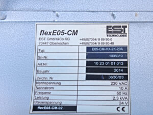 EST TECHNOLOGIE flexE05-CM-HX-2K-20A Steuerung -used-