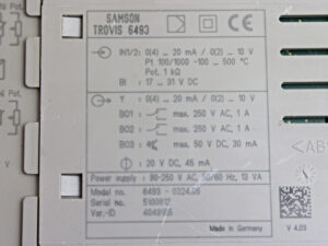 SAMSON TROVIS 6493 Kompaktregler -used-