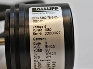 Balluff BDG 6360-78-3-05-1080-65 Impulsgeber/Incremental Encoder -used-