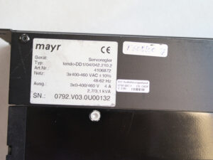 mayr tendo-DD1/04//042.210.2 Servoregler -used-