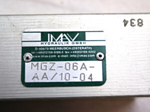 IMAV Hydraulics MGZ-06A-AA/10-04 + Vickers 02-178028 Magnetspule -used-
