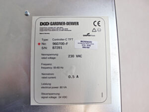 Gardner Denver Controller-C TFT 960700-F -used-