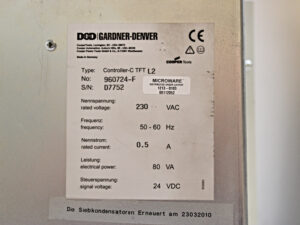 DGD Gardner Denver Controller-C TFT L2  960724-F -used-