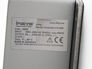 IFSYS FC1000 Steuerung für Vibrationsförderer -used-
