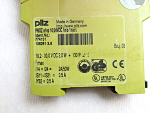 PILZ PNOZ e1vp 774131 10/24VDC 1n/o 1n/o t Not-Aus Schaltgerät -used-