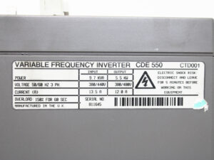 Control Techniques CDE 550 Frequenzumrichter -used-
