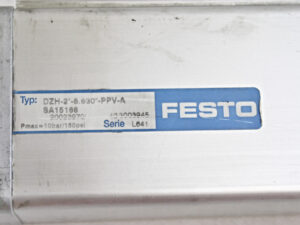 FESTO DZH-2″-8.630″-PPV-A SA15166 Flachzylinder -used-