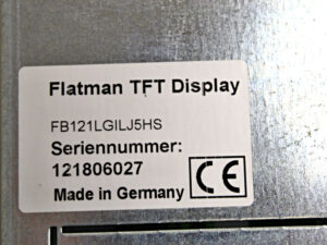 IQ Automation FLATMAN FB121LGILJ5HS TFT Display -used-