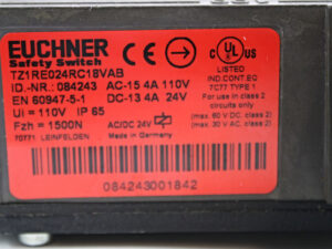 EUCHNER TZ1RE024RC18VAB Sicherheitsschalter -unused-
