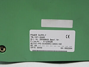 Phoenix Contact 2939849 Quint-PS-3x400AC/24DC/40 Netzteil -used-