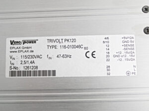 EPLAX VERO POWER TRIVOLT PK120 116-010046C Einschubnetzteil -OVP/unused-