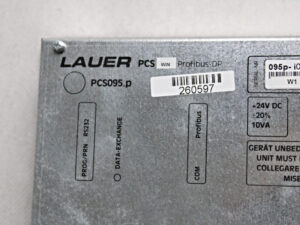 Lauer PCS095.p PCS Win Profibus-DP Bedienpanel -used-