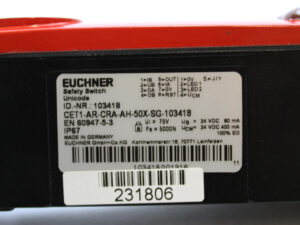 Euchner CET1-AR-CRA-AH-50X-SG-103418 Sicherheitsschalter -OVP/unused-