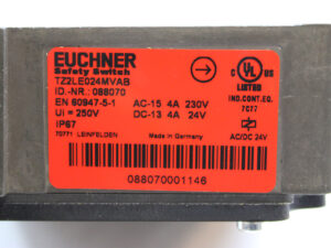 EUCHNER TZ2LE024MVAB Sicherheitsschalter 24V AC/DC -OVP/unused-