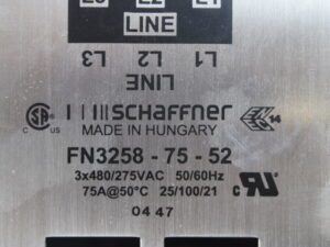 Schaffner FN3258-75-52 Netzfilter -OVP/unused-