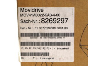 SEW Movidrive MCV41A0022-5A3-4-00  Frequenzumrichter – OVP/unused –